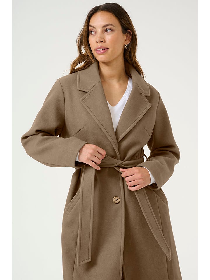 Cream Płaszcz przejściowy "Camelia" w kolorze jasnobrązowym rozmiar: 42