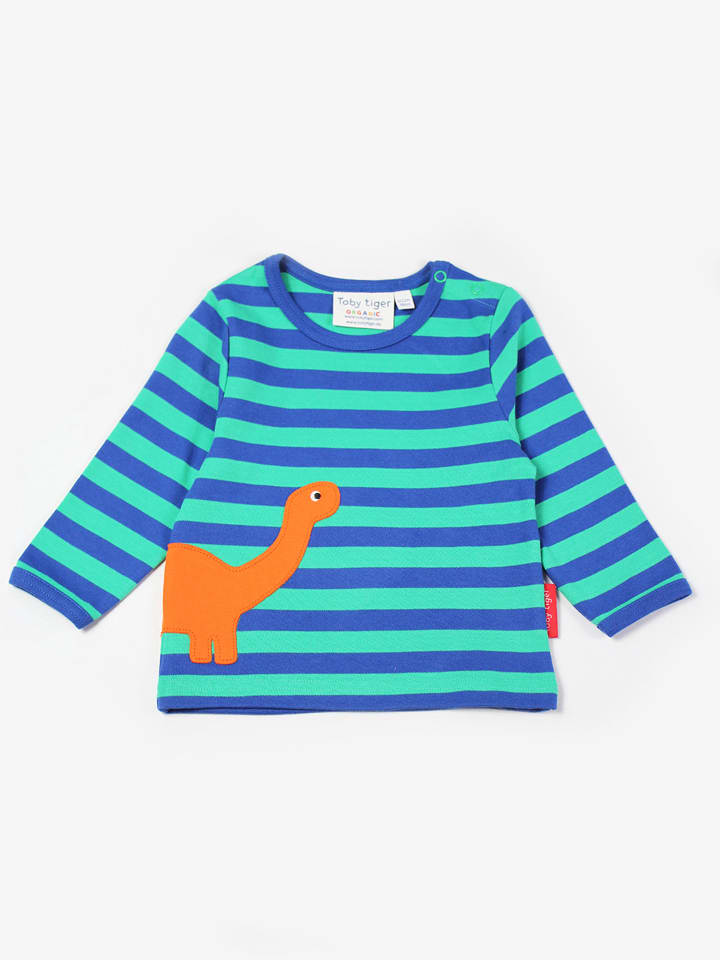 Toby Tiger Koszulka w kolorze turkusowym rozmiar: 98