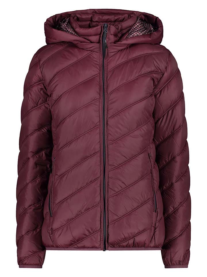 cmp Kurtka pikowana w kolorze bordowym rozmiar: 42