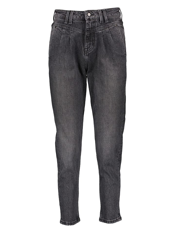 Mustang Dżinsy "Moms" - Mom fit - w kolorze antracytowym rozmiar: W26/L32