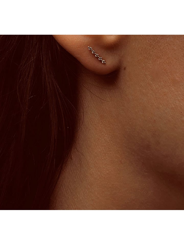 OR Carats Złote kolczyki-wkrętki z diamentami rozmiar: onesize