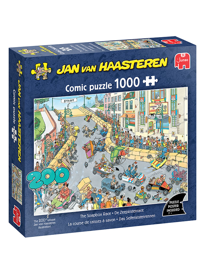 Jumbo 1000-częściowe puzzle - 12+ rozmiar: onesize