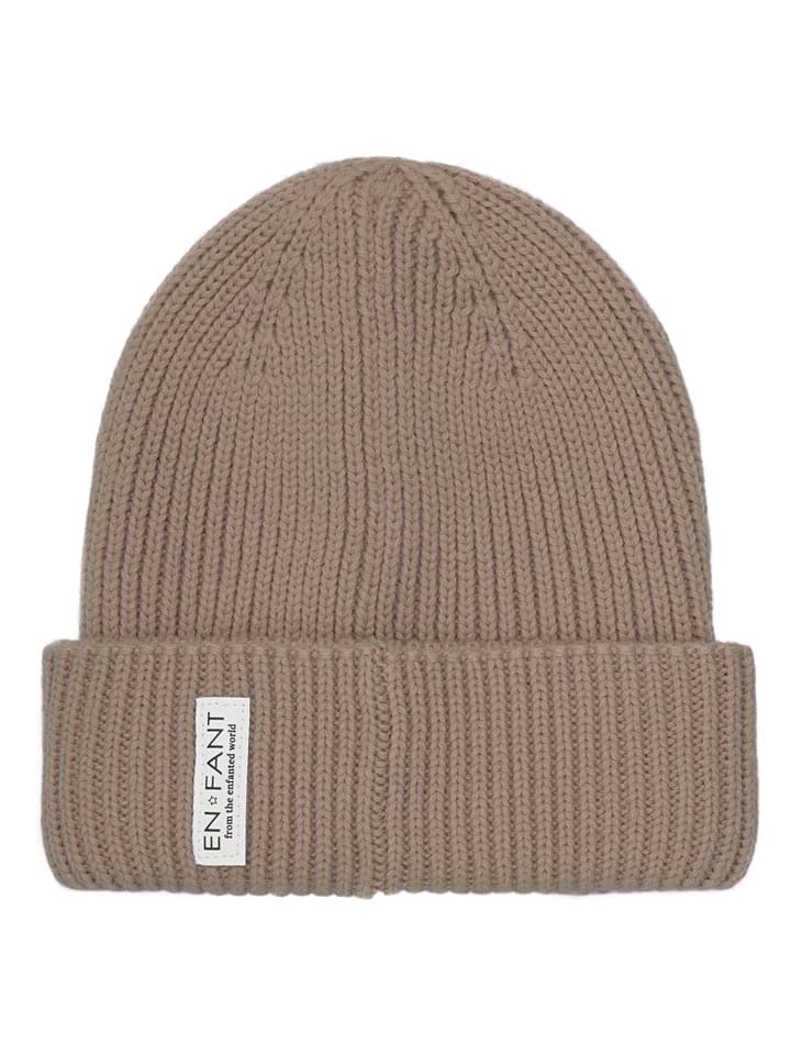 enfant Czapka beanie w kolorze jasnobrązowym rozmiar: 48 cm
