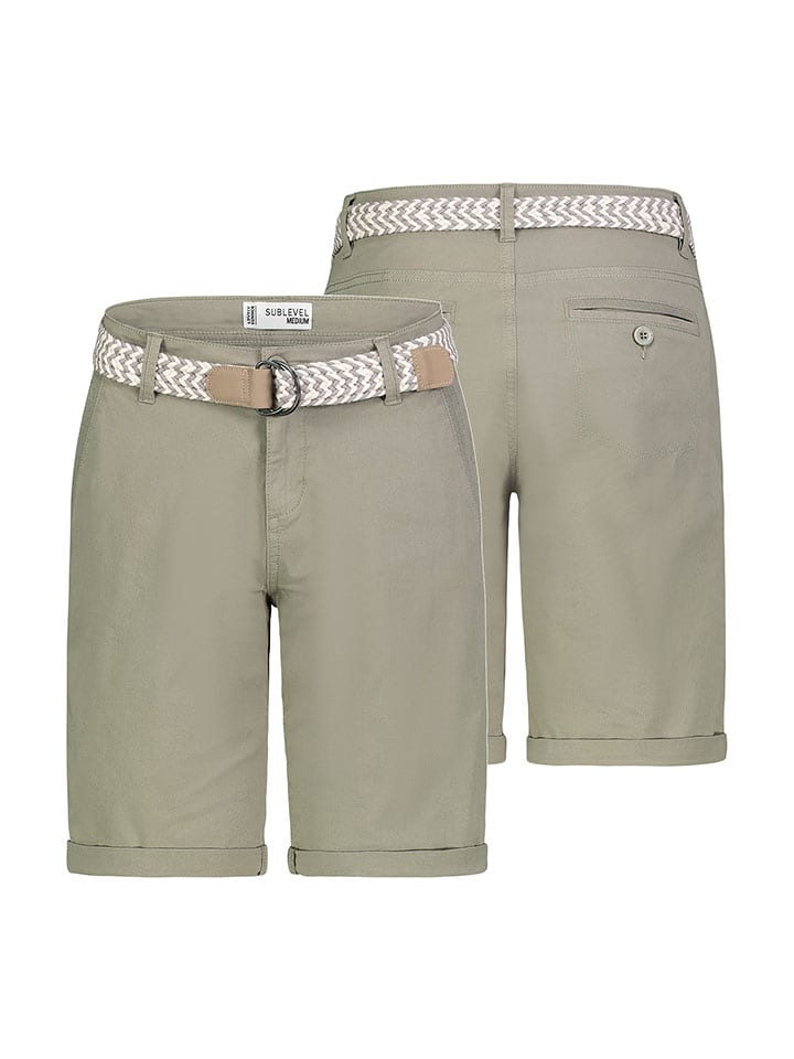 Sublevel Bermudy w kolorze oliwkowym rozmiar: XXL