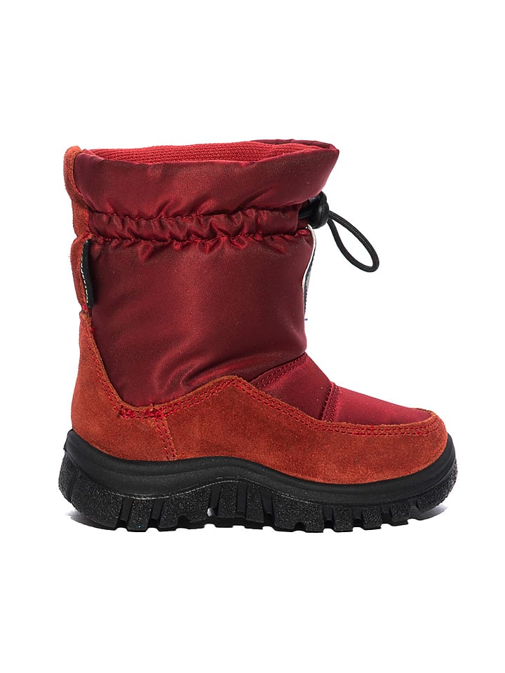 Naturino Botki zimowe "Verna" w kolorze czerwonym rozmiar: 25