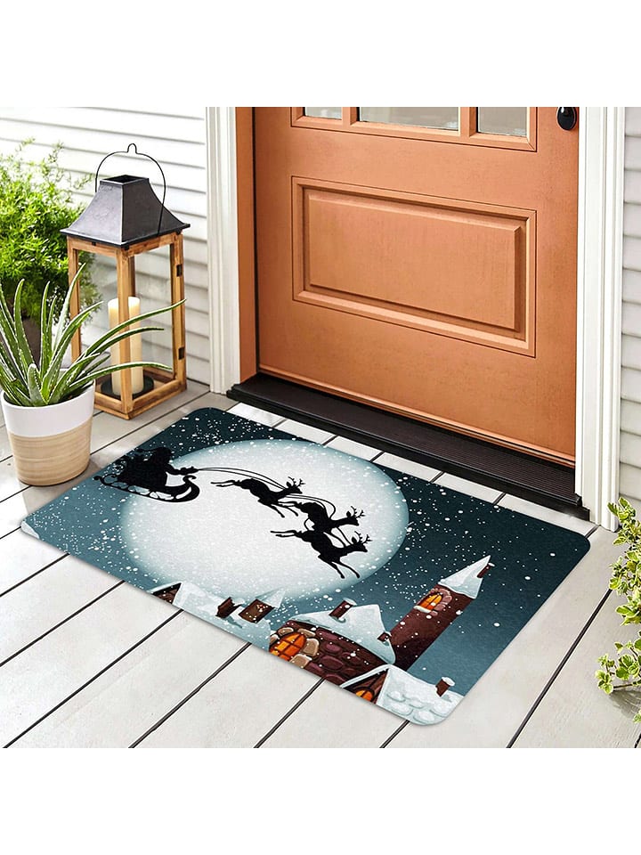 Conceptum Hypnose Wycieraczka w kolorze granatowym rozmiar: 40x70 cm