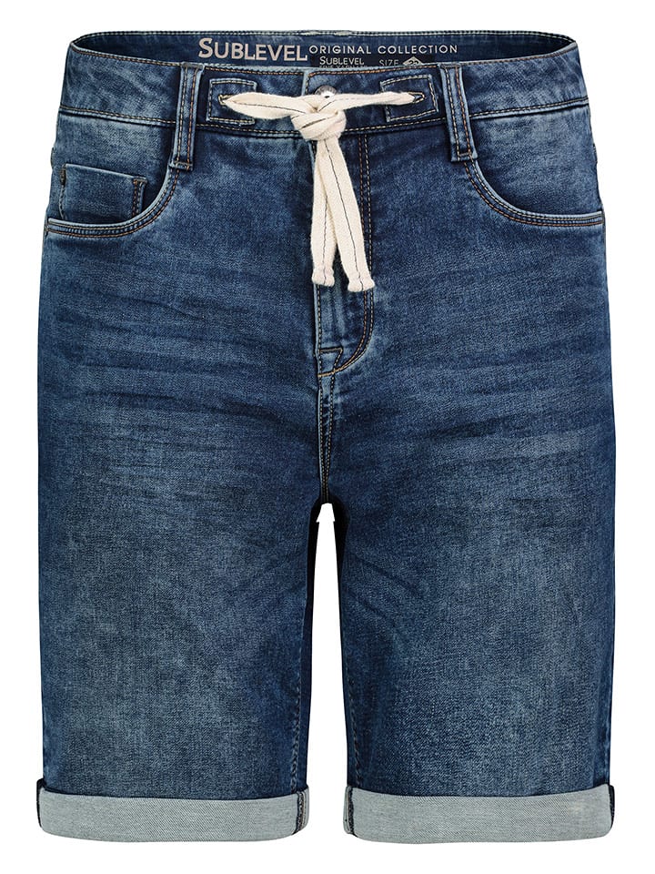 Sublevel Bermudy dżinsowe w kolorze niebieskim rozmiar: W30