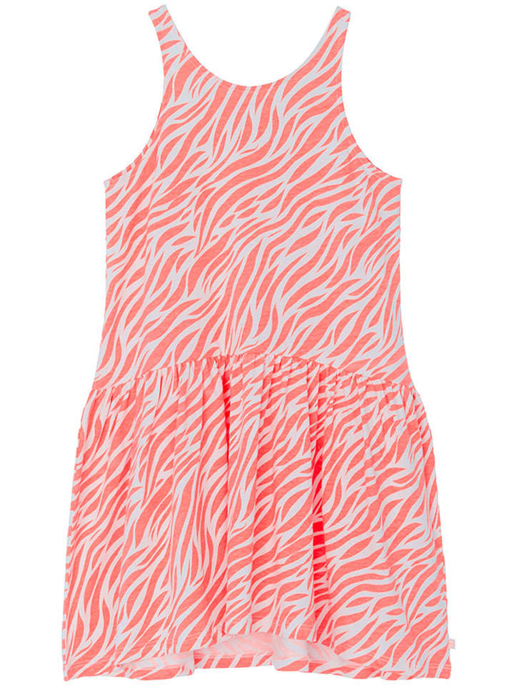 COOL CLUB Sukienka w kolorze biało-pomarańczowym rozmiar: 92