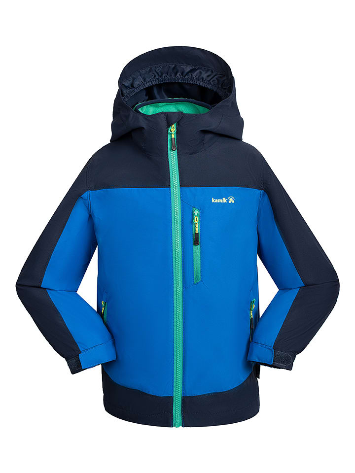 Kamik Kurtka przeciwdeszczowa "Malik" w kolorze granatowo-niebieskim rozmiar: 98