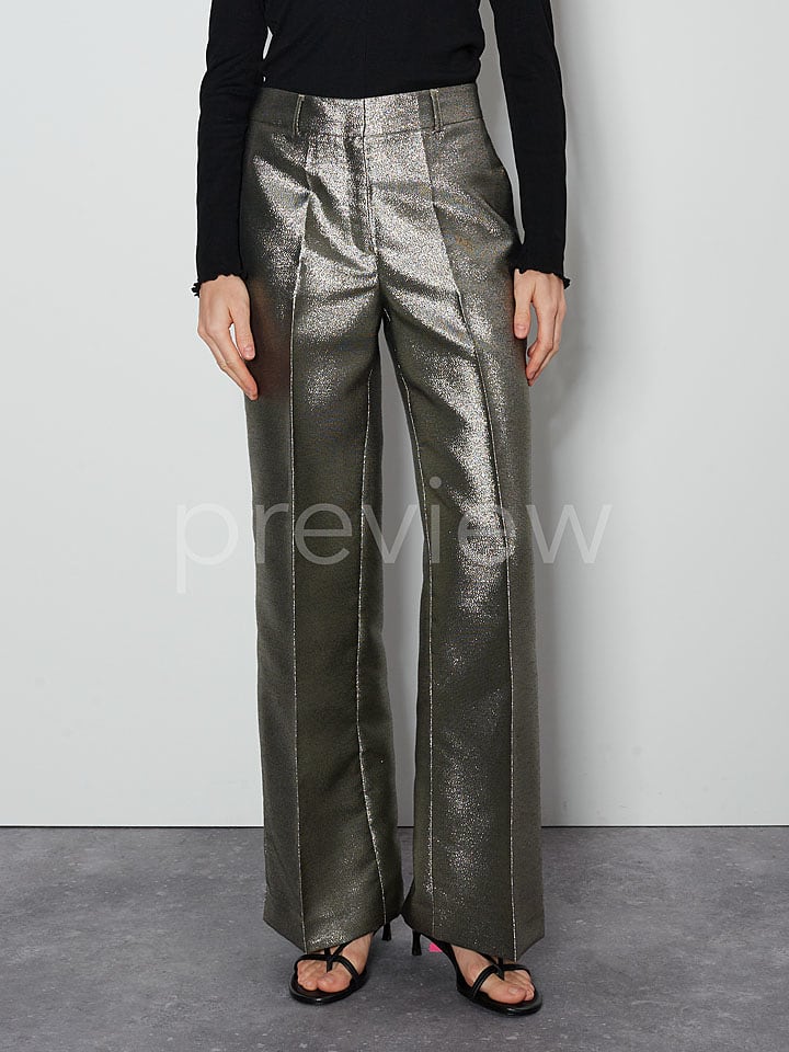 Someday Spodnie "Catsby" w kolorze srebrnym rozmiar: 34