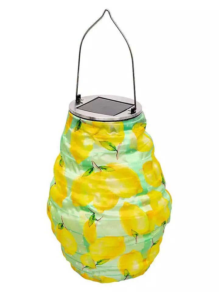 moses. Lampa solarna LED w kolorze żółtym - wys. 19 x Ø 14 cm rozmiar: onesize