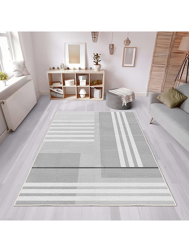 CARPET DIEM Dywan w kolorze szaro-białym rozmiar: 100x150 cm