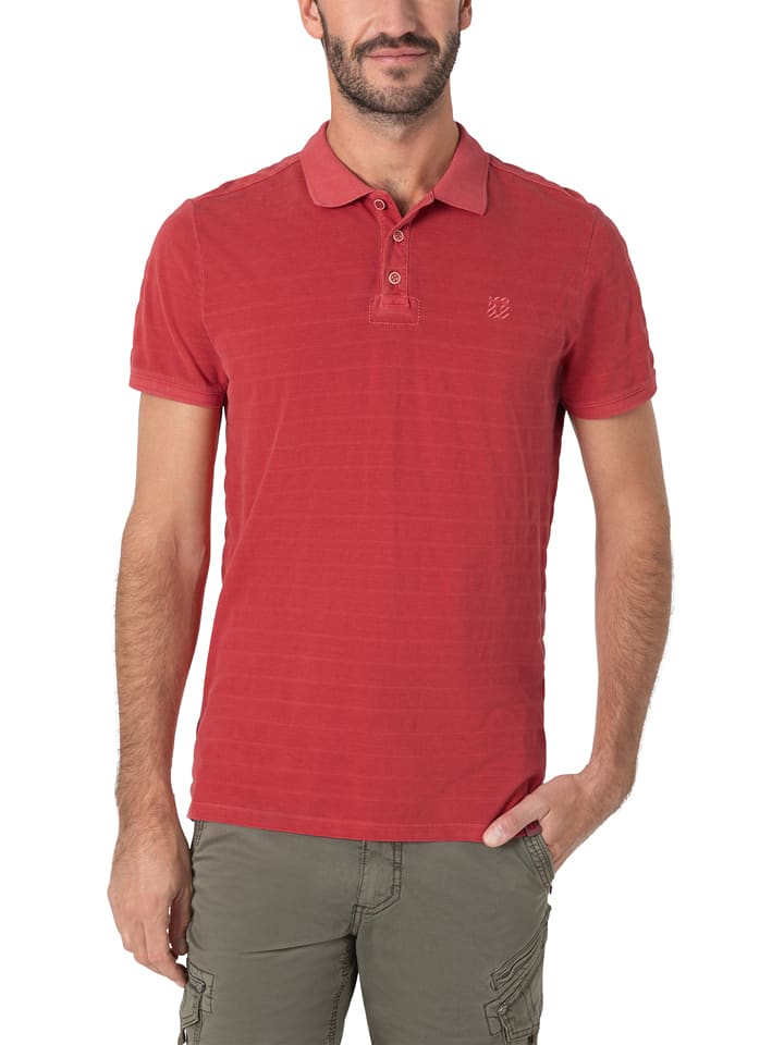 Timezone Koszulka polo w kolorze czerwonym rozmiar: XXL