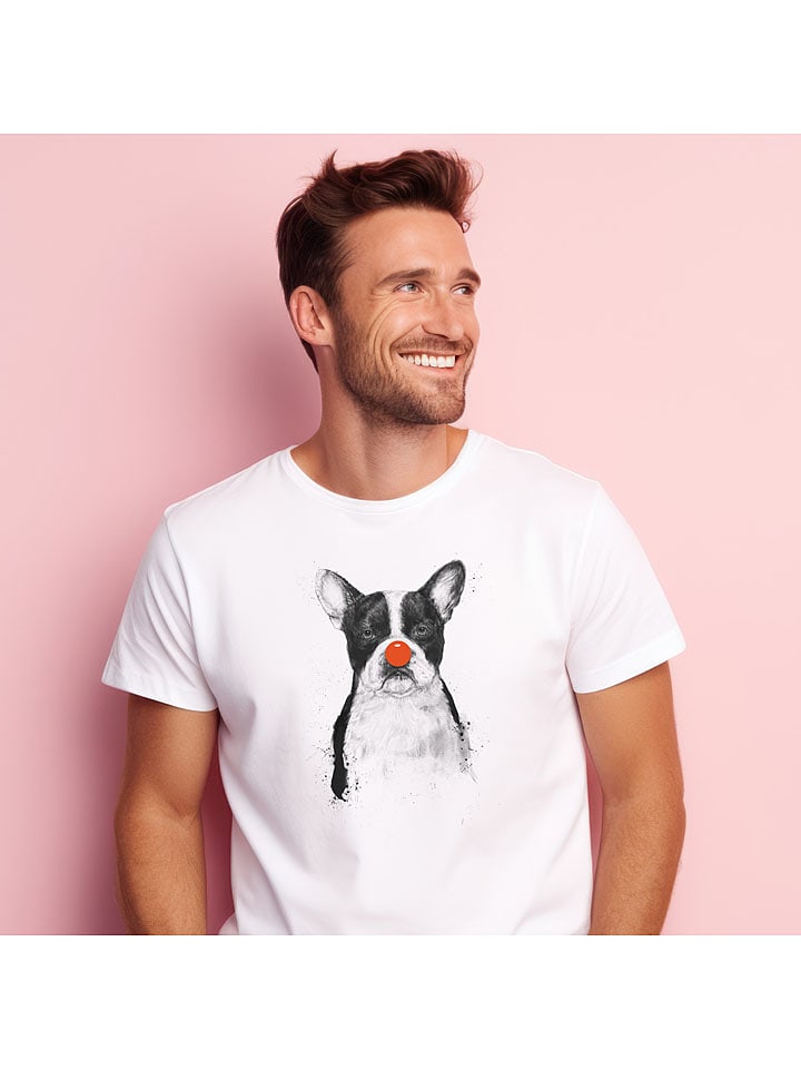 WOOOP Koszulka "I´m not your clown" w kolorze białym rozmiar: XXL