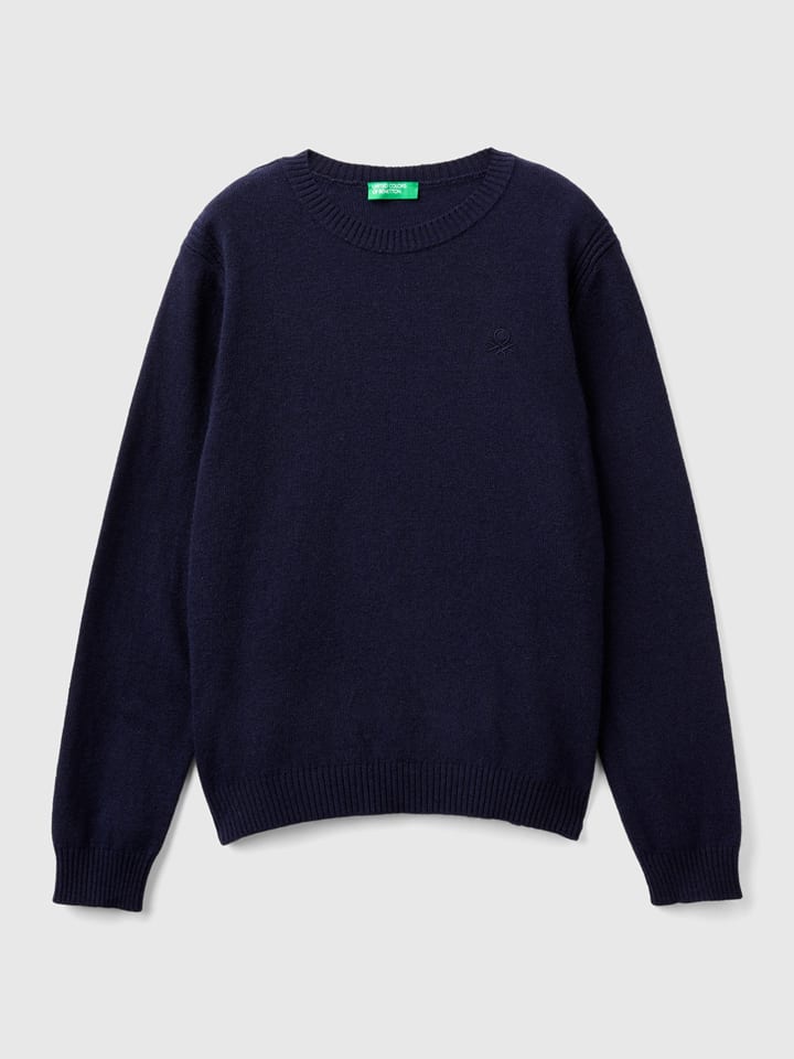 Benetton Sweter w kolorze granatowym rozmiar: 150