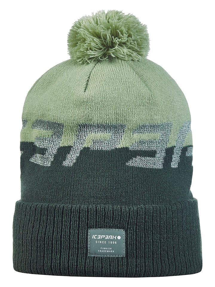 Icepeak Czapka "Hallsburg" w kolorze zielonym rozmiar: onesize