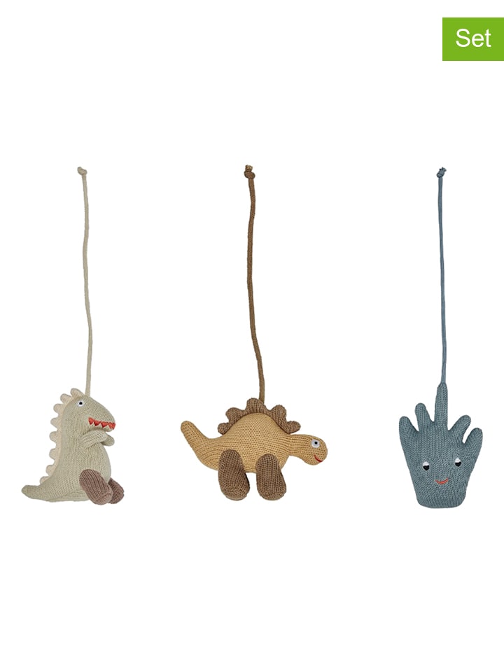 OYOY mini 3-częściowy zestaw "Dino" ze wzorem - 0+ rozmiar: onesize