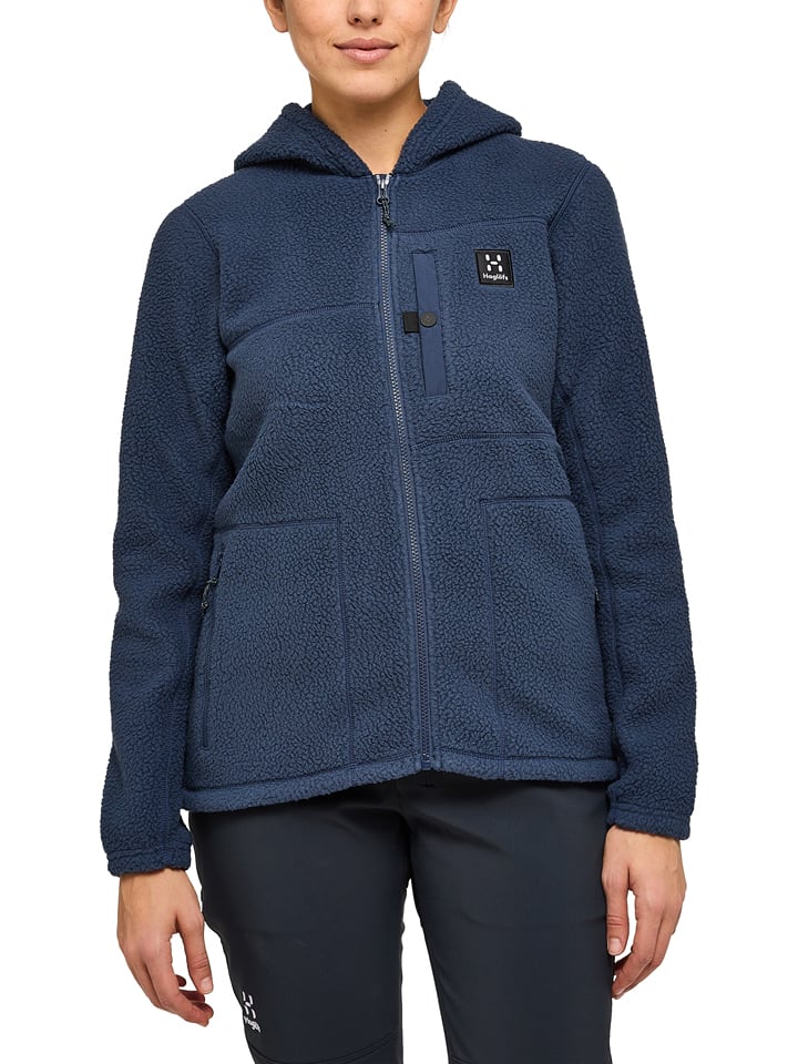 Haglöfs Kurtka polarowa "Malung" w kolorze granatowym rozmiar: M