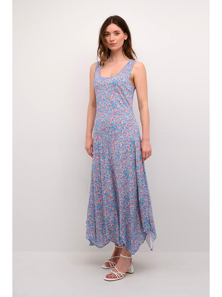 Cream Sukienka "Bastilla" w kolorze błękitno-pomarańczowo-różowym rozmiar: S