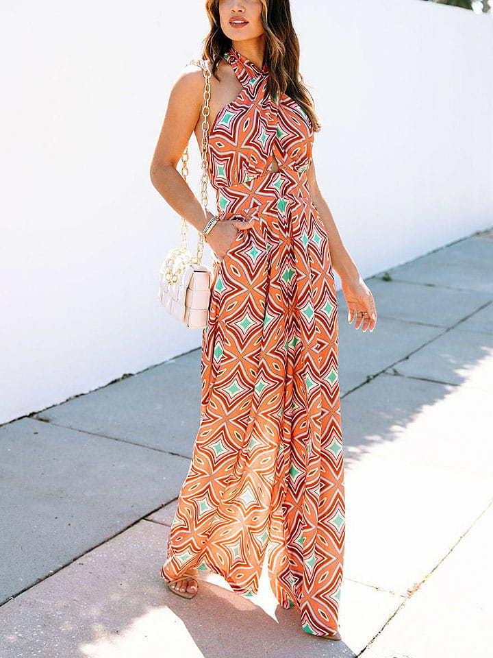 LA Angels Kombinezon w kolorze pomarańczowo-czerwonym rozmiar: L