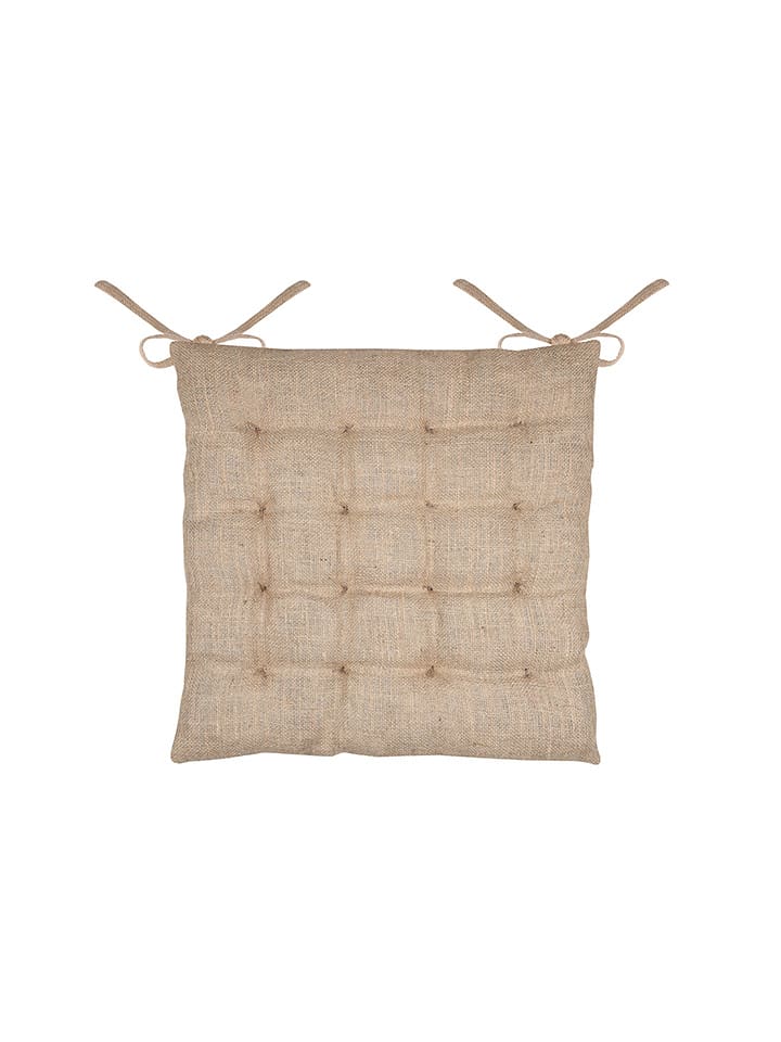 STOF France Poduszka "Tampa" w kolorze beżowo-czarnym - 38 x 38 cm rozmiar: onesize