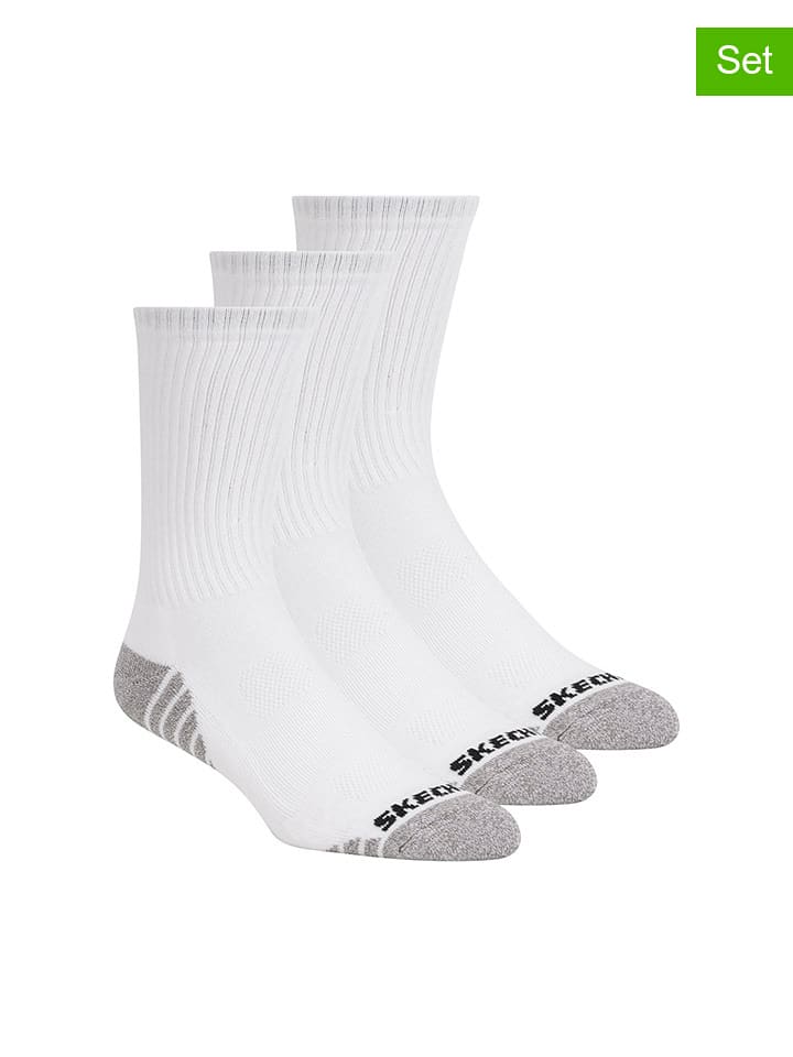 Skechers Skarpety (6 par) w kolorze białym rozmiar: 43-46