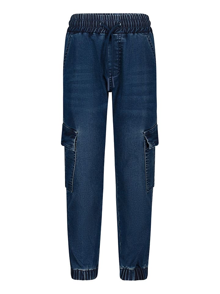 Salt and Pepper Bojówki dżinsowe - Regular fit - w kolorze granatowym rozmiar: 122