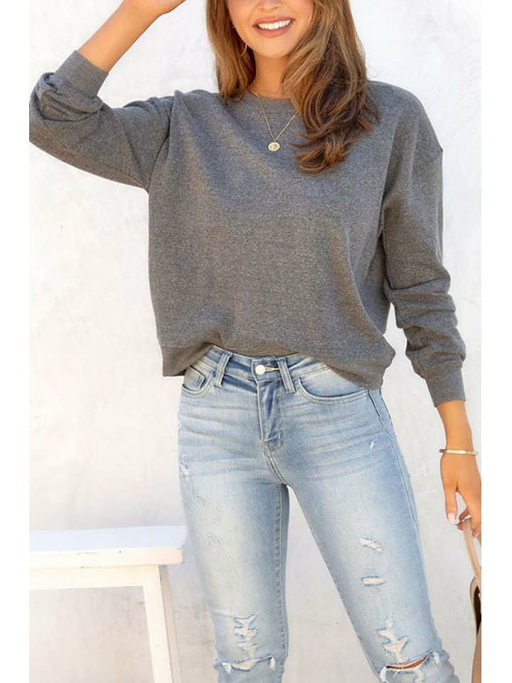 Milan Kiss Bluza w kolorze szarym rozmiar: L