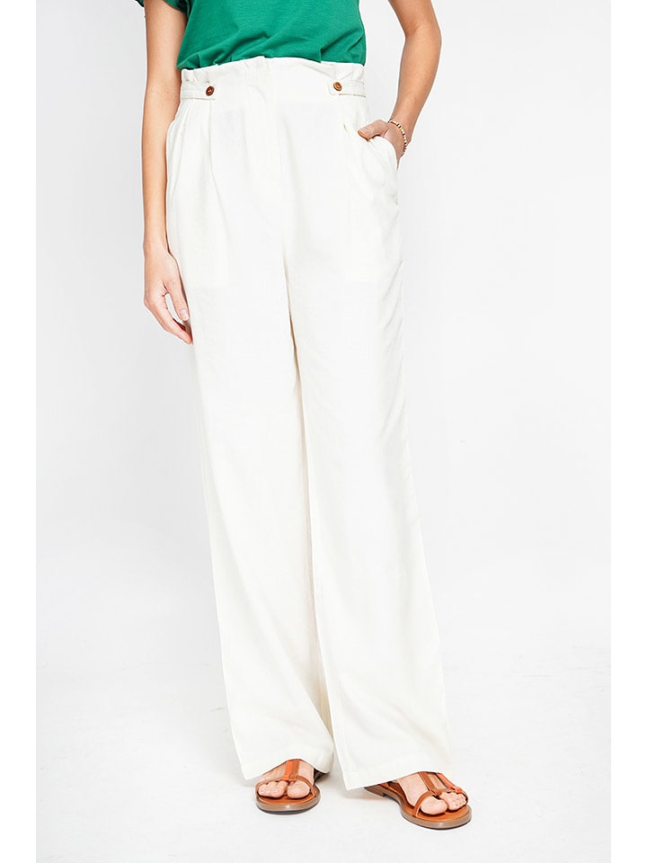 ASSUILI Spodnie w kolorze białym rozmiar: 38