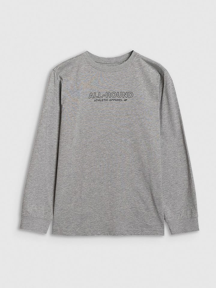 4F Koszulka w kolorze szarym rozmiar: 134