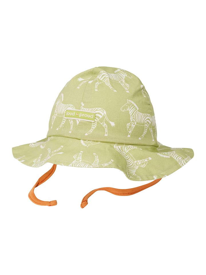 loud + proud Kapelusz w kolorze zielonym rozmiar: 86/92