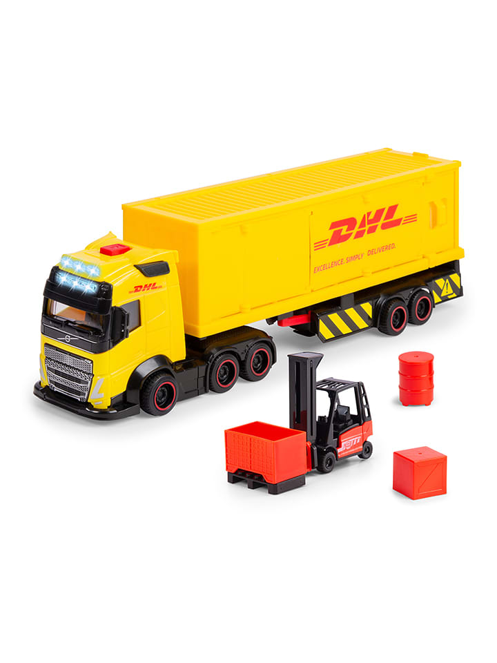 Dickie Ciężarówka zabawkowa "DHL Truck" w kolorze żółtym - 3+ rozmiar: onesize
