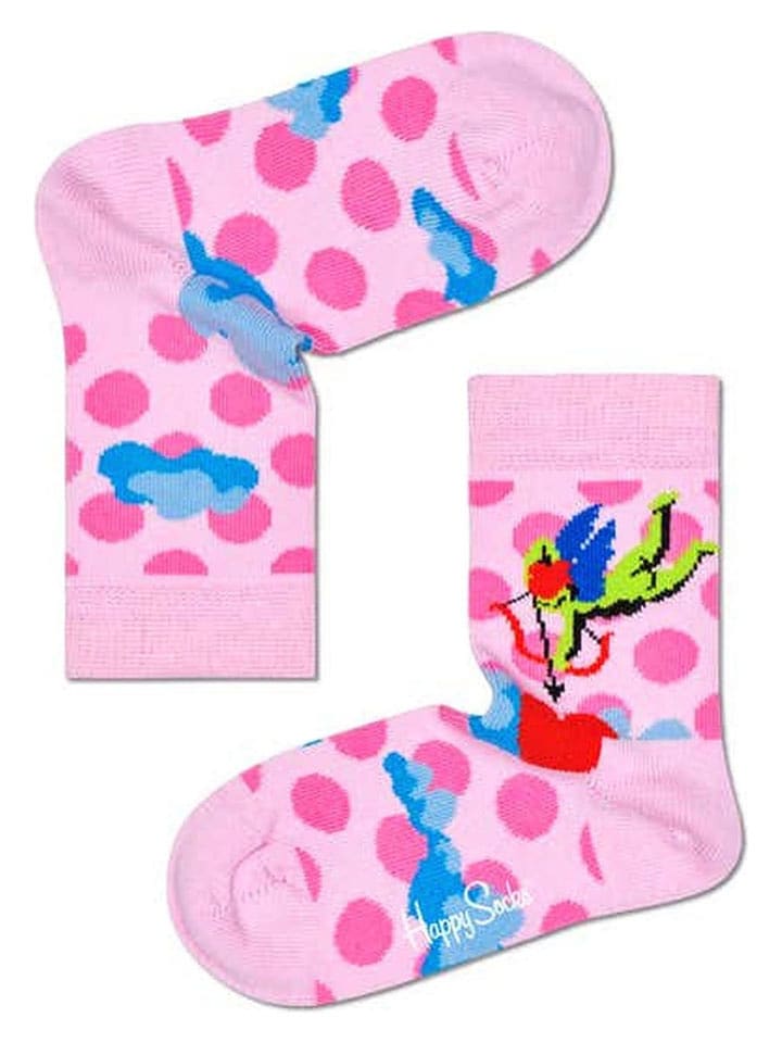 Happy Socks Skarpety w kolorze jasnoróżowym rozmiar: 22-24