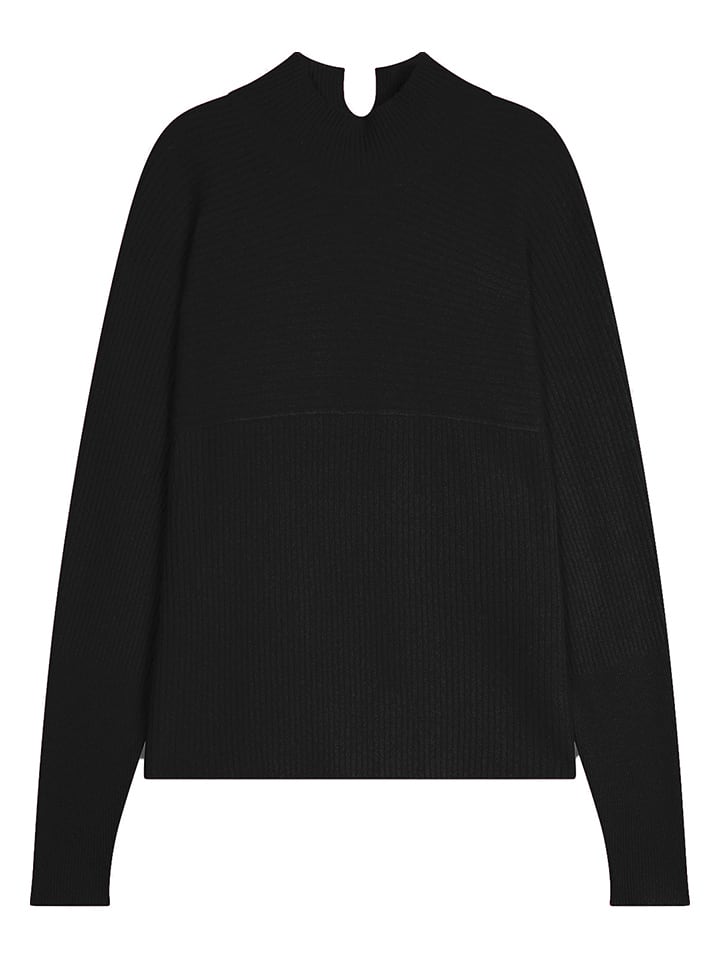 AUTHENTIC CASHMERE Kaszmirowy sweter "Benedicte" w kolorze czarnym rozmiar: XL