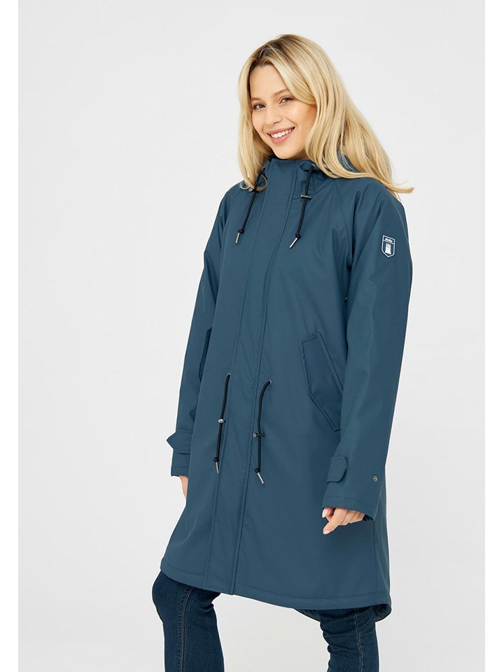 Derbe Płaszcz przejściowy w kolorze granatowym rozmiar: 38