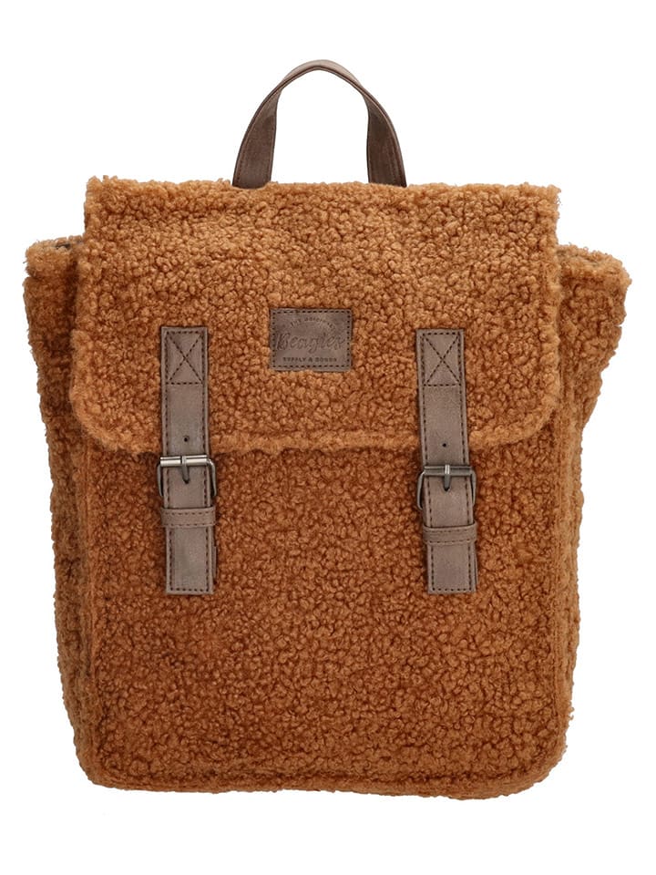 Beagles Plecak "Vavarra" w kolorze jasnobrązowym - 25 x 31 x 11 cm rozmiar: onesize