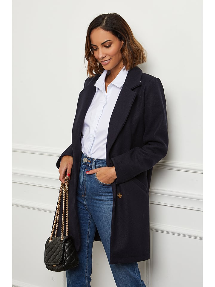 L'armoire de Suzette Płaszcz przejściowy w kolorze granatowym rozmiar: 38