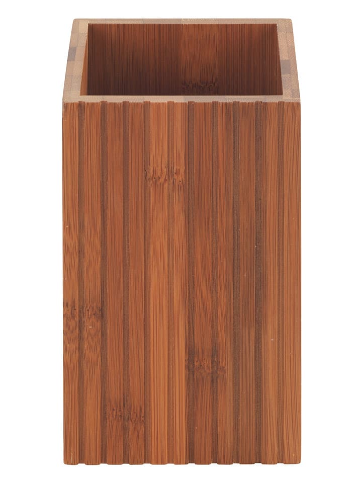 Wenko Pojemnik w kolorze jasnobrązowym na przybory kuchenne - 11 x 18 x 11 cm rozmiar: onesize