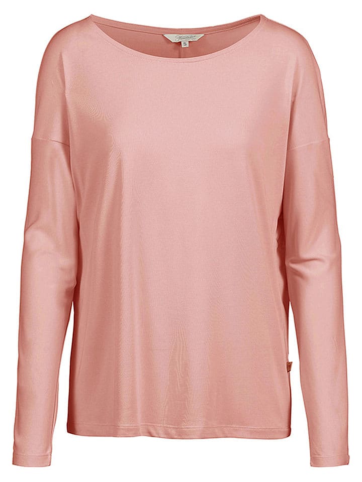 Herrlicher Koszulka "Morgan" w kolorze jasnoróżowym rozmiar: L