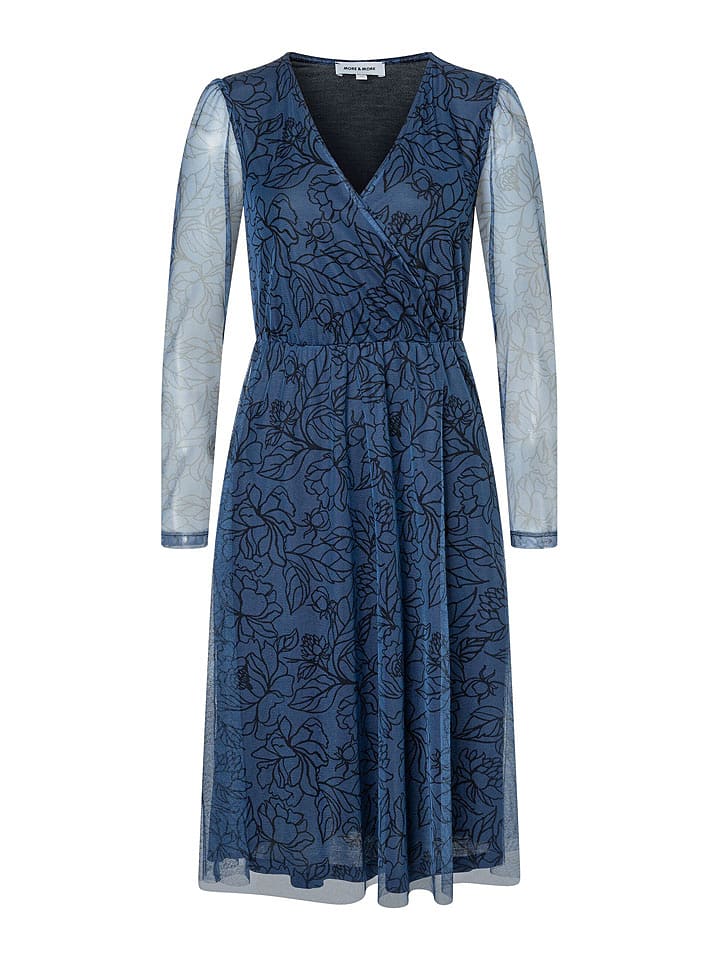 More & More Sukienka w kolorze granatowo-czarnym rozmiar: 34