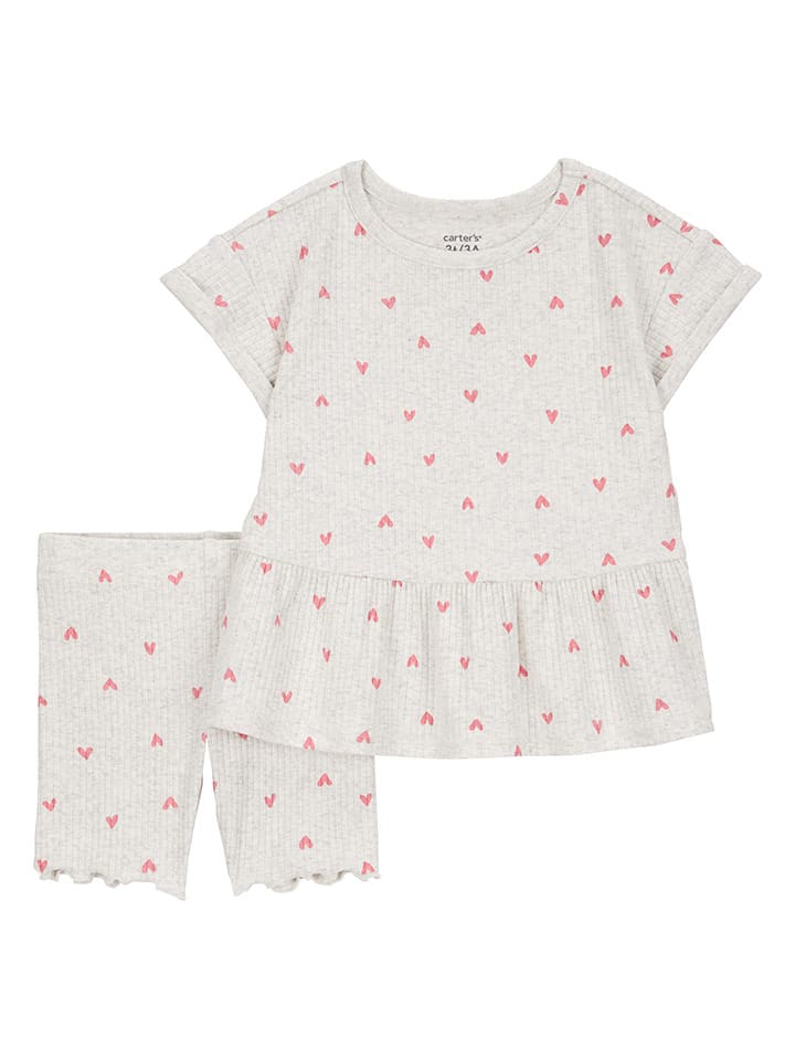 carter's 2-częściowy zestaw w kolorze białym rozmiar: 104