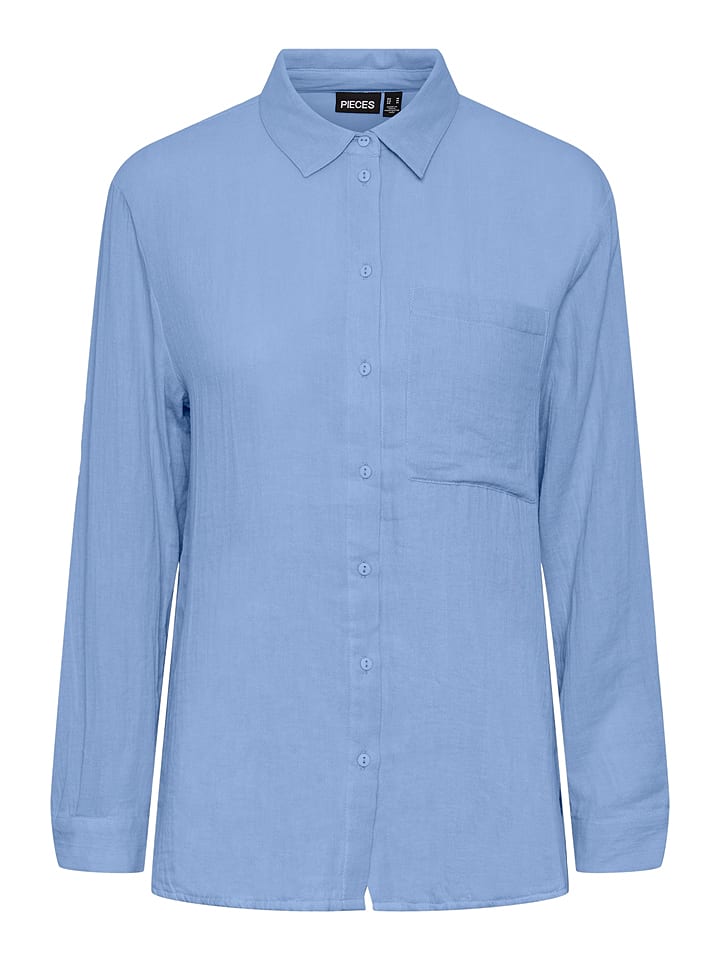 Pieces Koszula w kolorze błękitnym rozmiar: S
