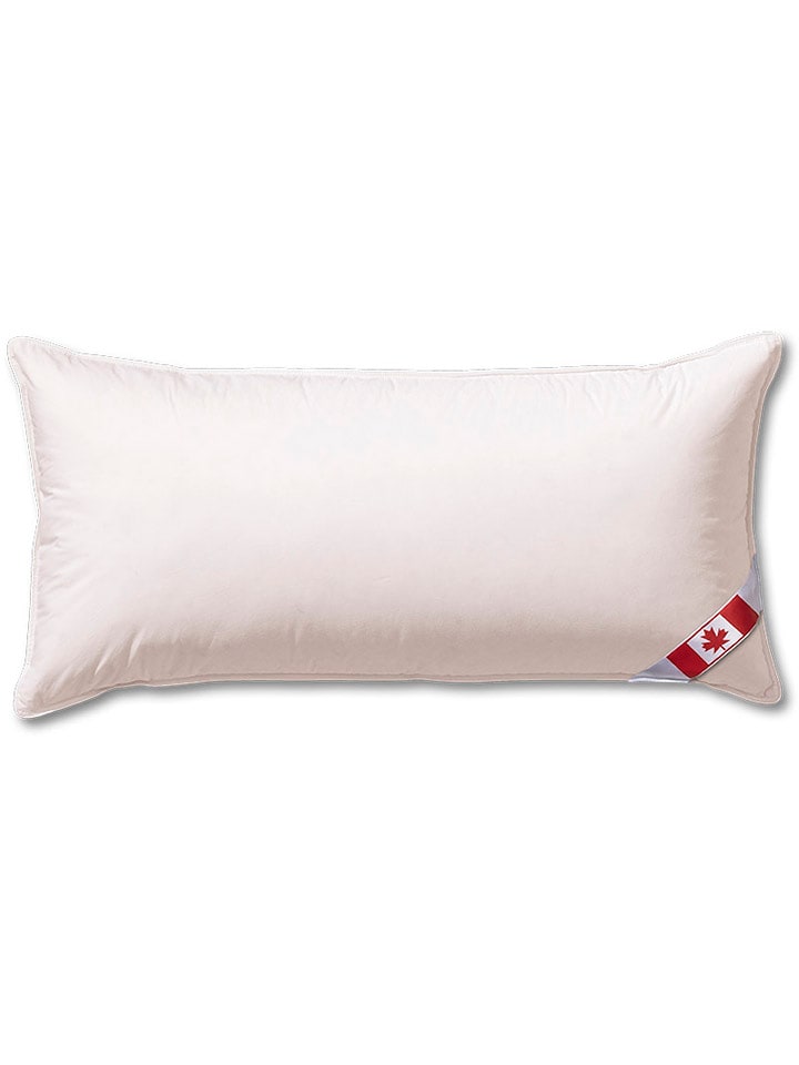 Sanders-Kauffmann Poduszka puchowa "Canada" w kolorze białym - 40 x 80 cm rozmiar: onesize