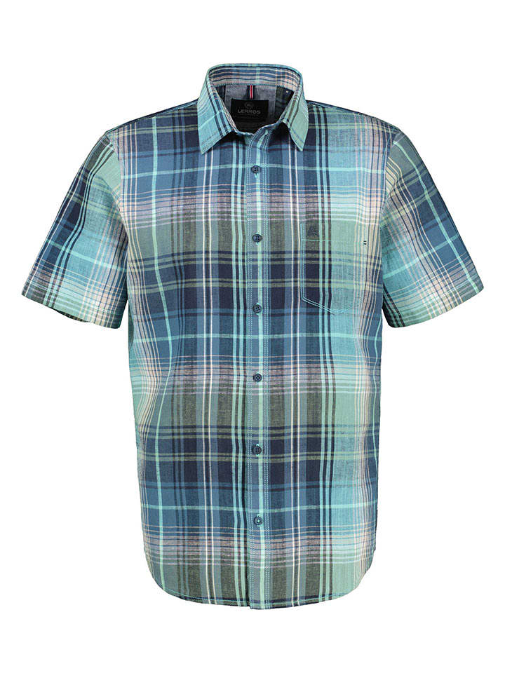 Lerros Koszula w kolorze niebieskim rozmiar: L