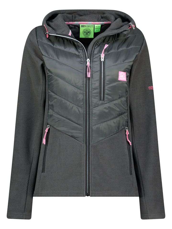 Geographical Norway Kurtka pikowana "Tulka" w kolorze antracytowym rozmiar: XXL