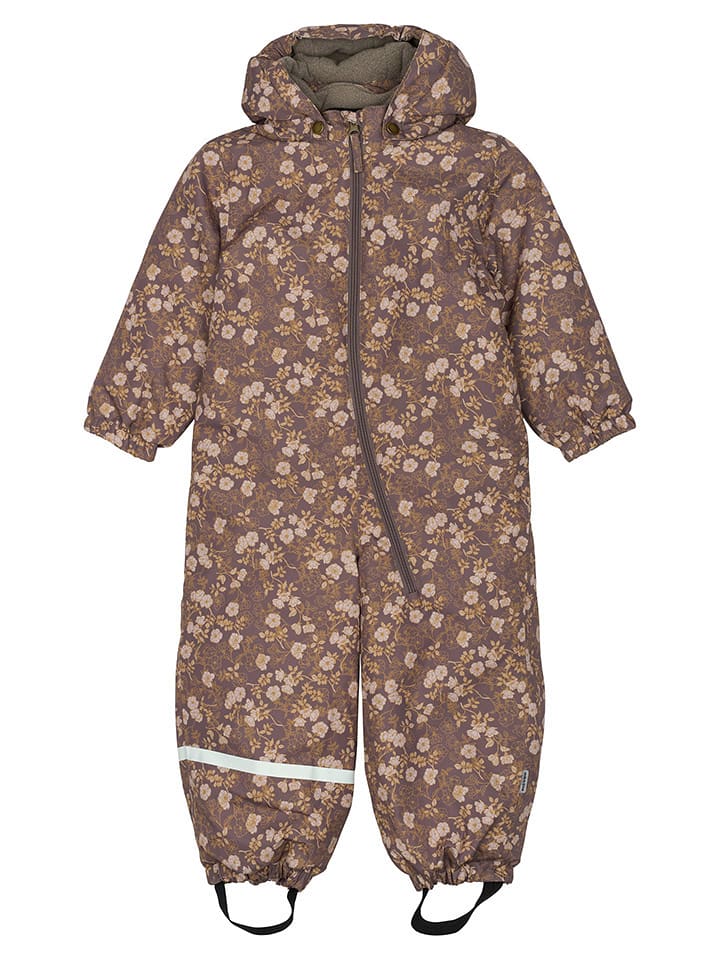 mikk-line Kombinezon zimowy w kolorze jasnobrązowym rozmiar: 86