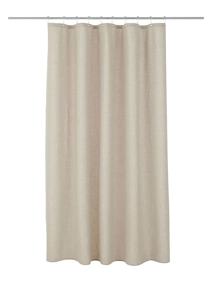 Ellos Home Zasłona prysznicowa "Elise" w kolorze beżowym - 200 x 180 cm rozmiar: 180x200 cm
