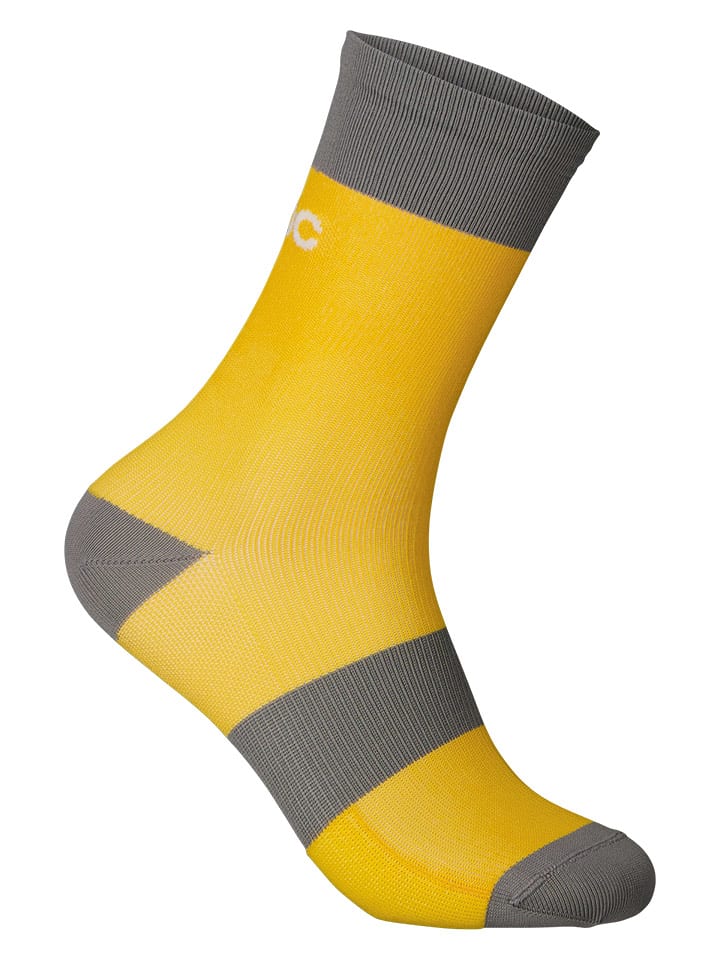 POC Skarpety kolarskie "Essential MTB" w kolorze żółtym rozmiar: S