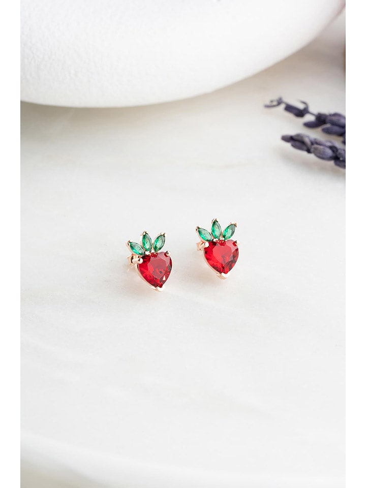 Lodie Silver Srebrne kolczyki-wkrętki z cyrkoniami rozmiar: onesize