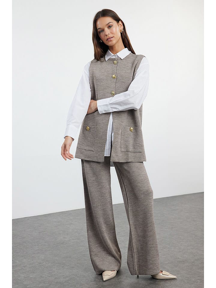 trendyol 2-częściowy zestaw w kolorze szarym rozmiar: M